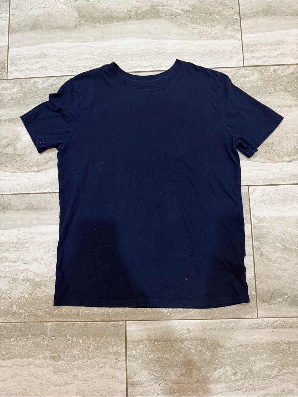 Cat & Jack Navy Short Sleeve Crew Tee